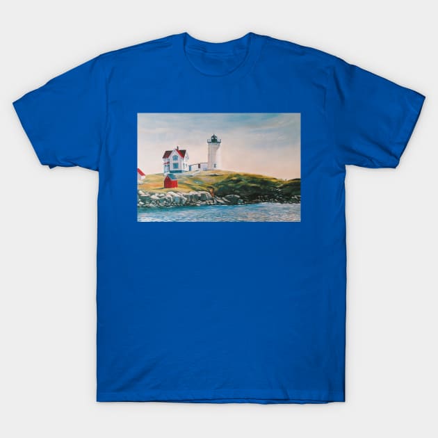 Nubble Lighthouse T-Shirt by WonderWebb